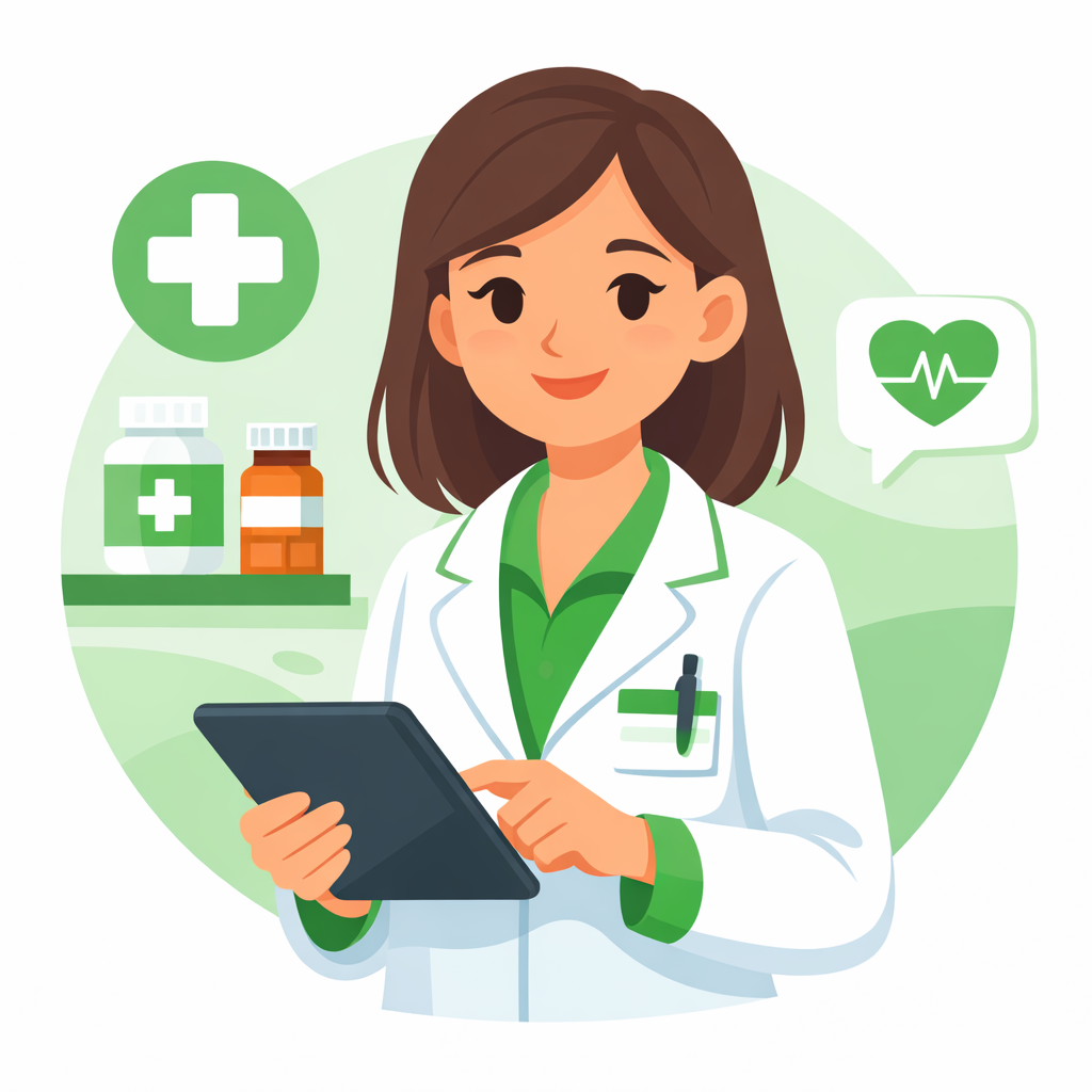 Ilustración de la fundadora